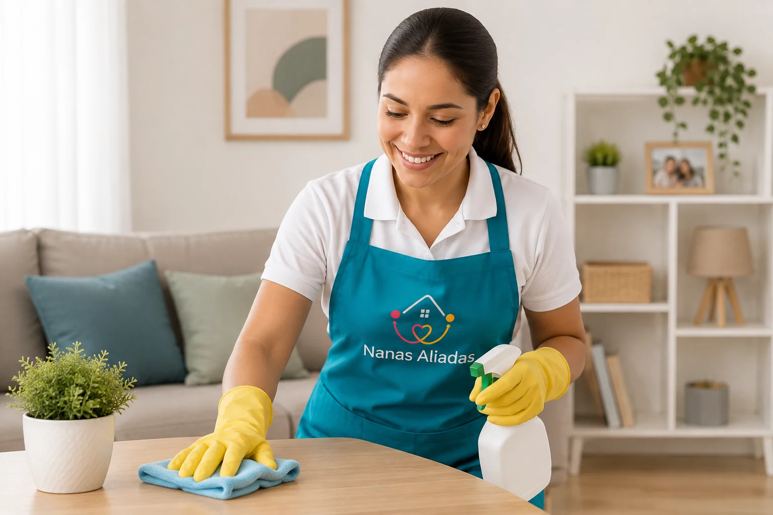 Asistente del hogar en tareas domésticas